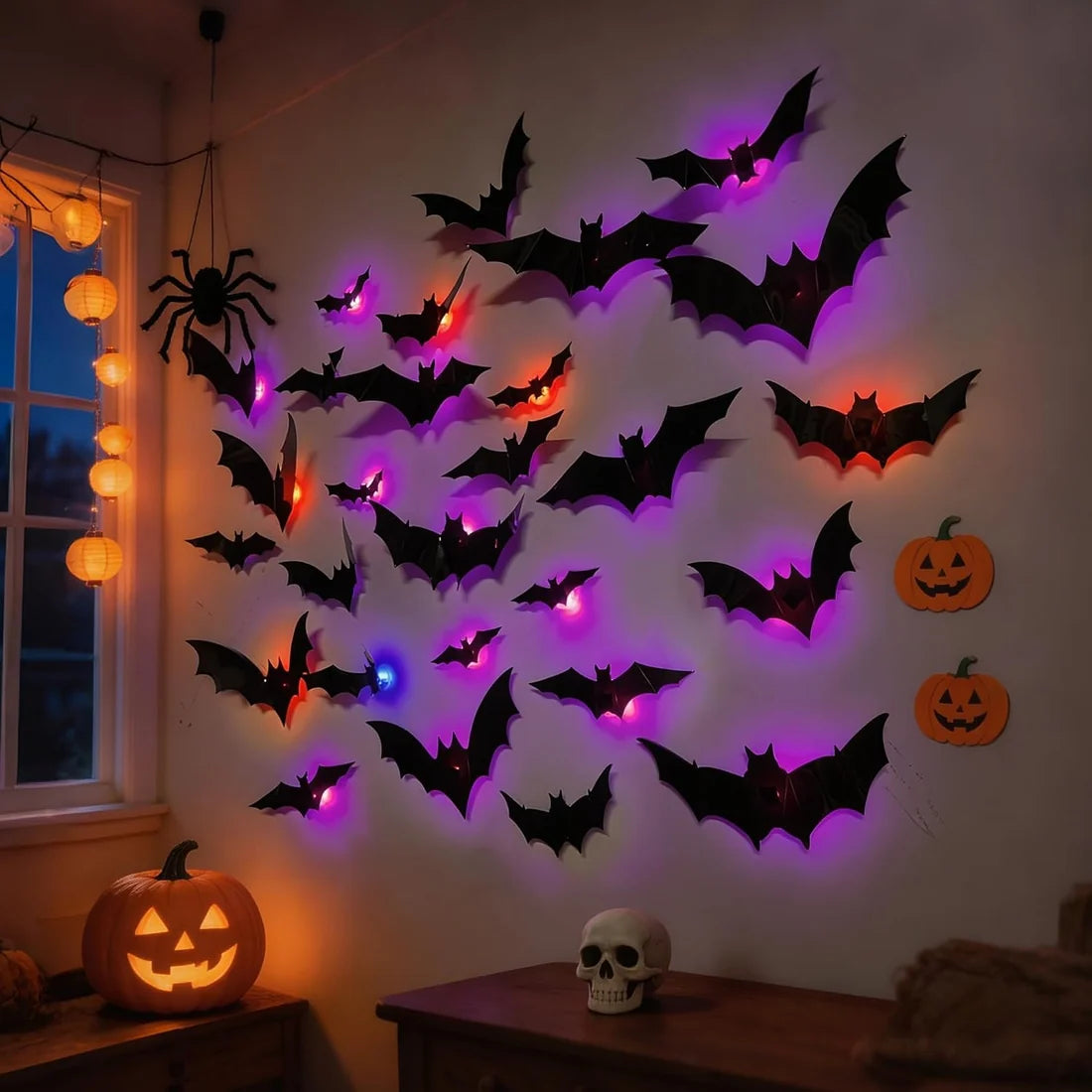 Halloween LED Bat Wall