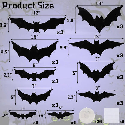 Halloween LED Bat Wall